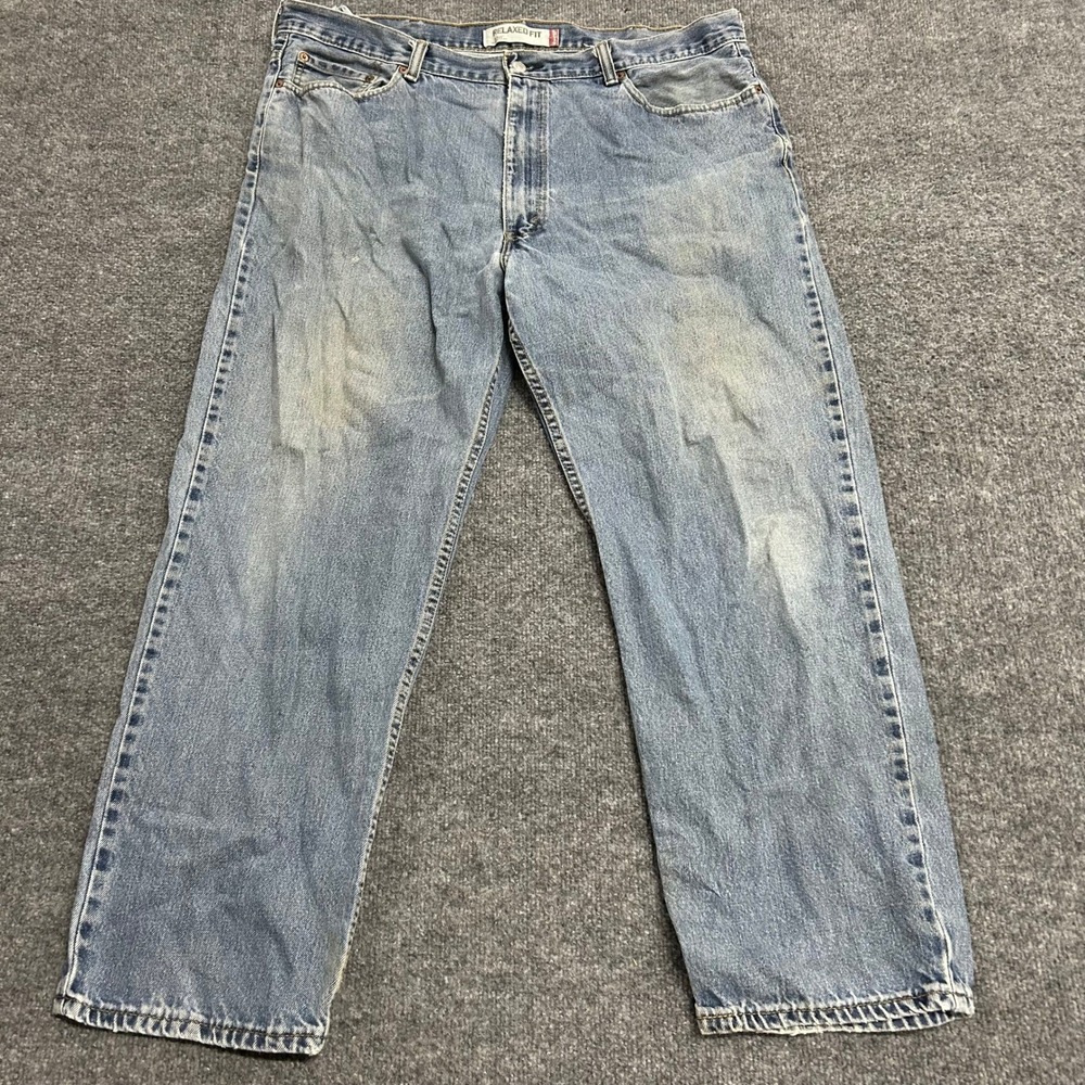 Levi's Jeans Mens Size 40 Blue 550 Relaxed Fit Light Wash Cotton Denim Tapered